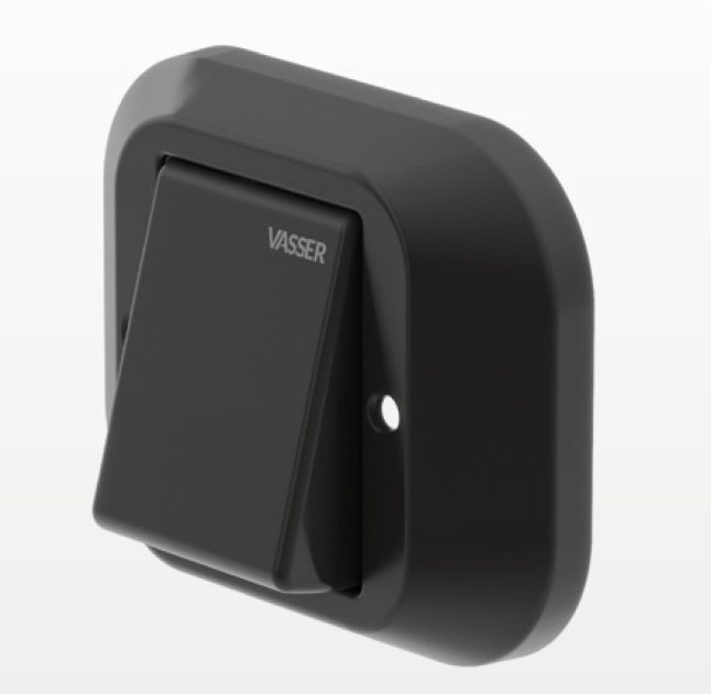 PROMATIC TAPA DE VALVULA DE INODORO NEGRA